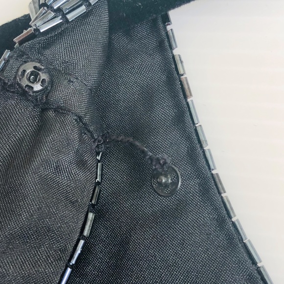 J Laxmi Black Beaded Sleeveless Shell Top M - Picture 7 of 8